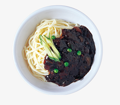 风味韩国炸酱面png