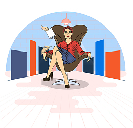 卡通创意企业招聘人才海报