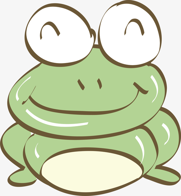 卡通青蛙矢量