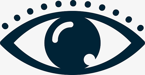 黑色神秘大眼睛图