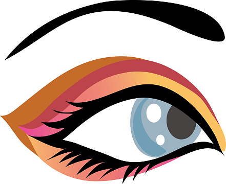 png蓝色卡通大眼睛图免费png眉毛大额多少免费png大闭眼睫毛免费png