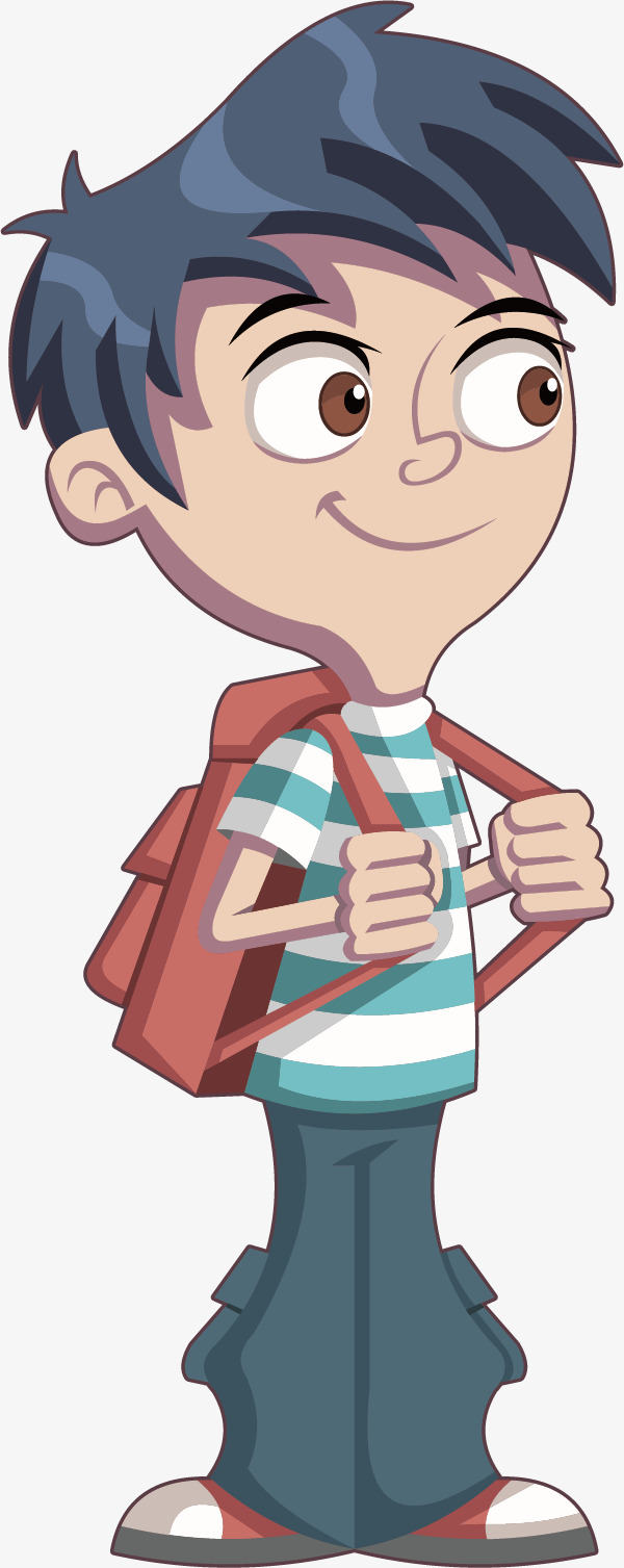 男孩初中学生人物