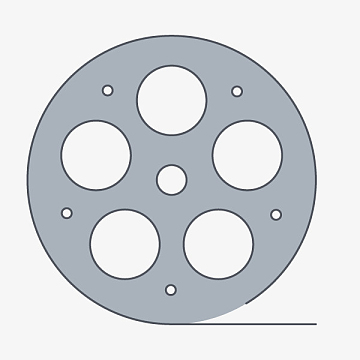 电影卷图标素材_电影卷图标图片元素-觅元素