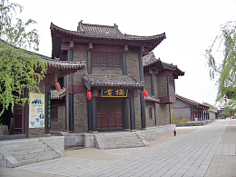 东平影视城青楼