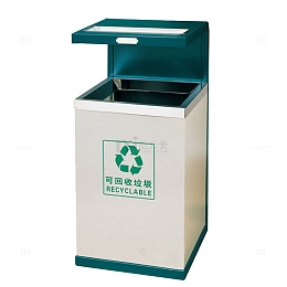 可回收垃圾桶设计素材