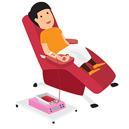 卡通矢量献血图片素材