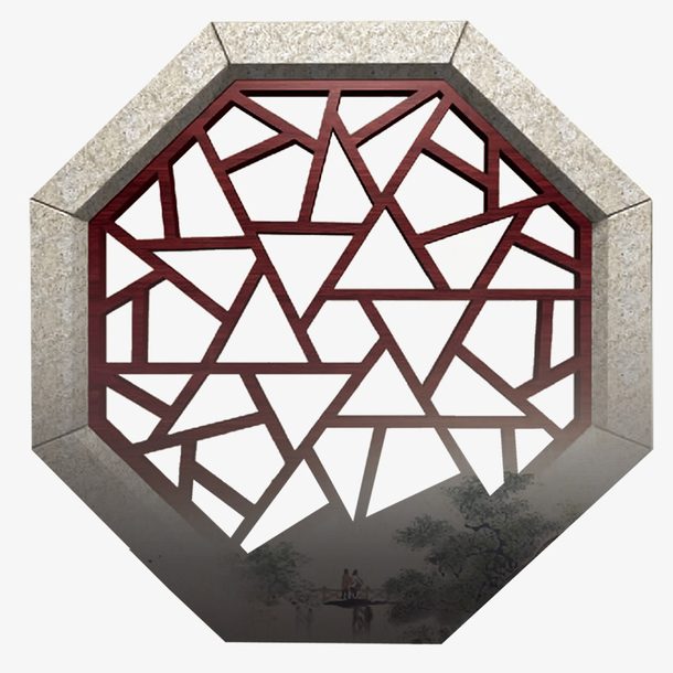 卡通手绘窗户装饰