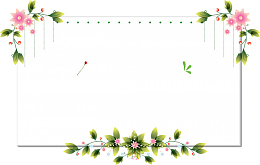 卡通花纹装饰边框