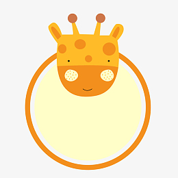 可爱头像边框装饰素材