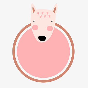 卡通头像边框装饰素材