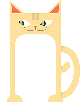 可爱猫咪边框