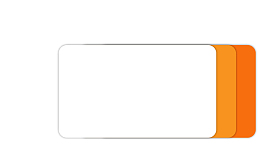 橙色杂志装饰栏png