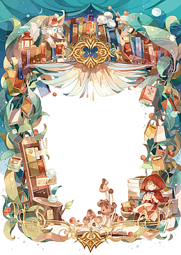矢量童话边框