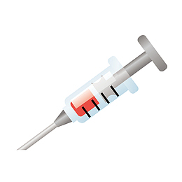卡通手绘医学医疗注射疫苗免抠图