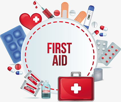 aipng矢量蓝色卡通医药箱aipng红色打开的医疗药箱png药箱矢量图aipng