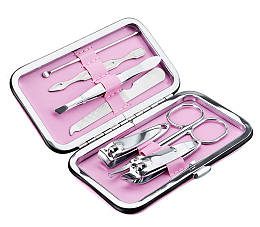 粉色内胆美甲工具包