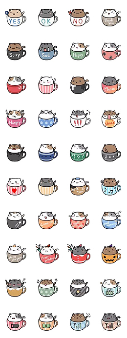 杯子猫免抠图