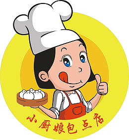 小厨娘包子logo