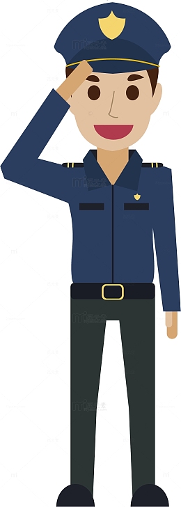 警察敬礼