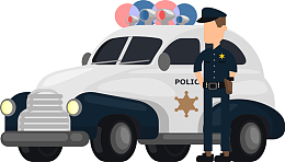 人民警察警车
