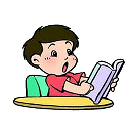 朗读的小男孩