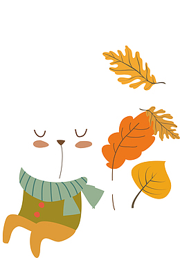 小白兔卡通小动物矢量图形