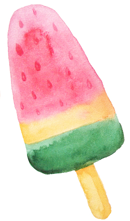 西瓜味夏天冰激凌