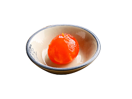 一颗黄色咸鸭蛋黄