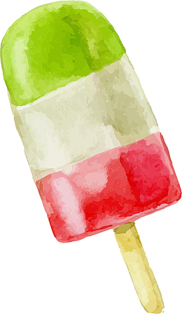 卡通棒冰插画设计