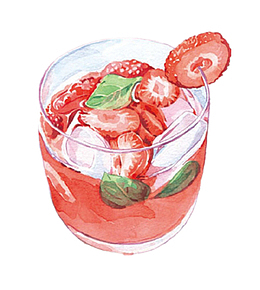 清凉一夏草莓冰霜