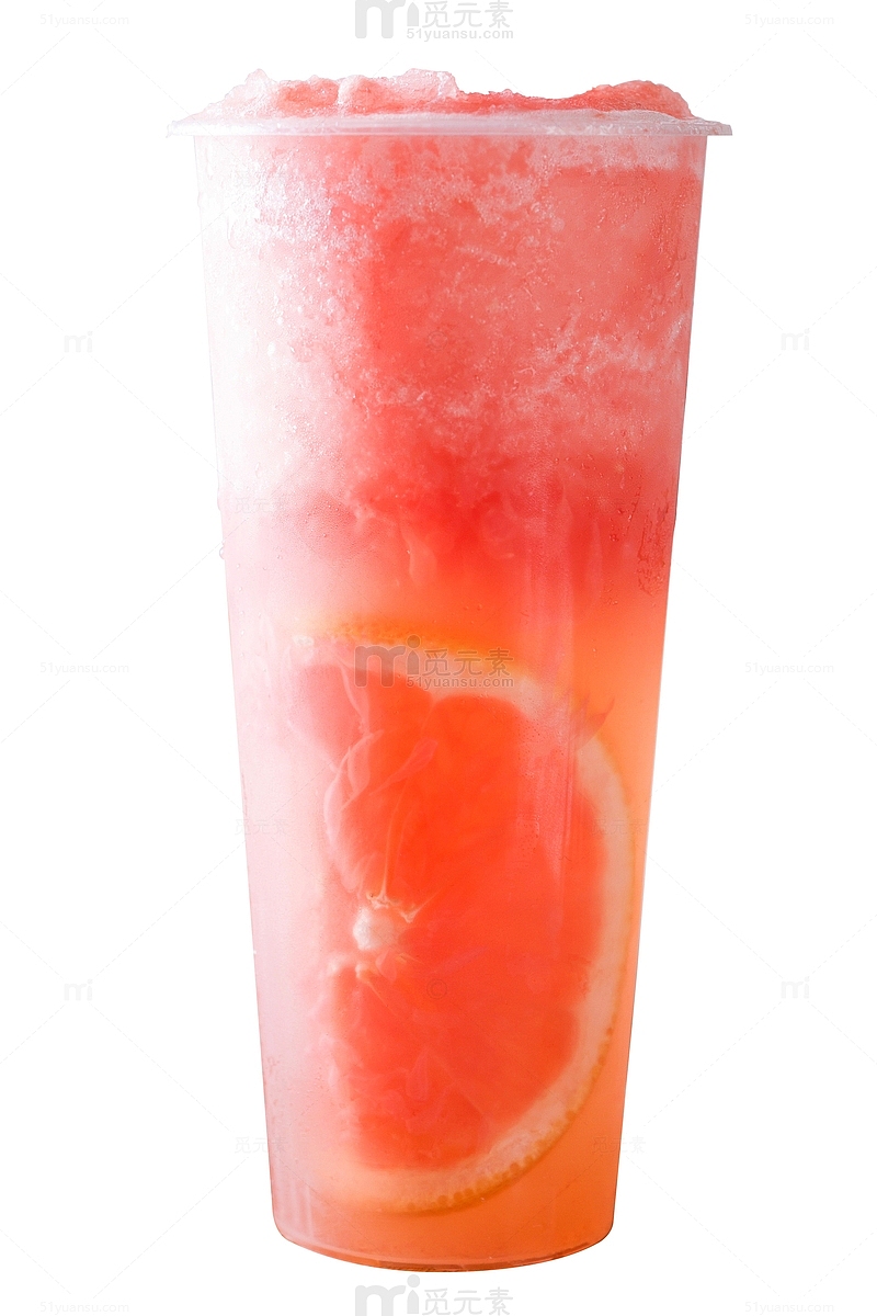 红柚冰沙美味饮品