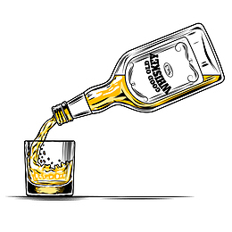 矢量倒酒