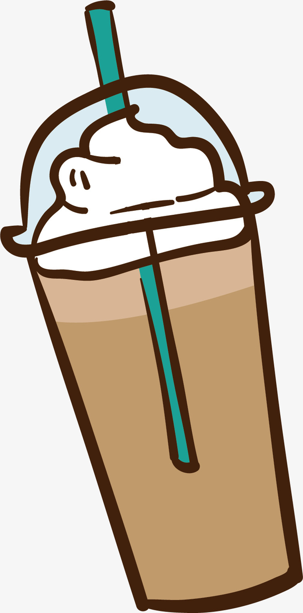 矢量图杯装冰淇凌