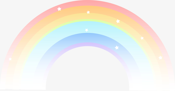 矢量手绘彩虹素材免费下载_觅元素