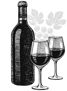 酒瓶酒杯