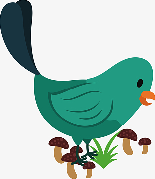 卡通动物小鸟插画矢量素材(3468x4020)aipng彩色手绘小猪睡觉元素(520