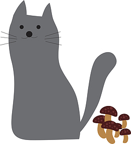 卡通动物小猫咪插画矢量素材