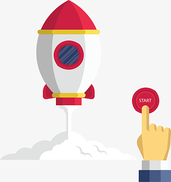 点击按钮发射火箭