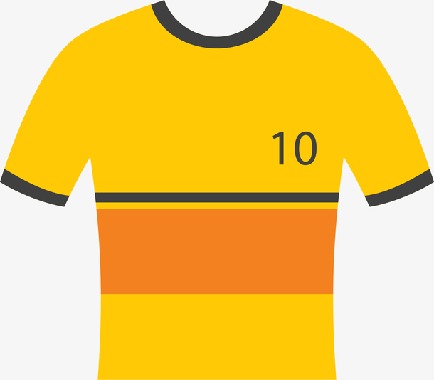 卡通10号球服图标ui设计