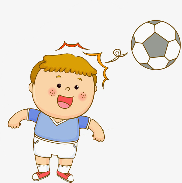 踢球的男孩
