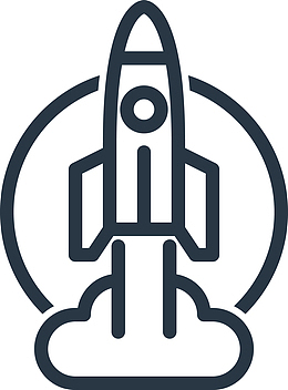 创意矢量宇宙飞船图