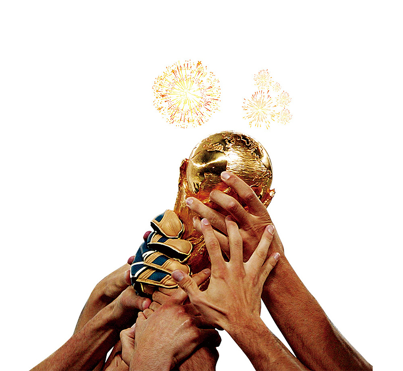 2018世界杯主题海报插画