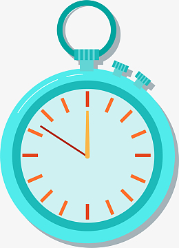 卡通时钟图标ui设计