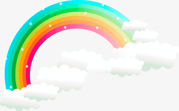 矢量创意彩虹