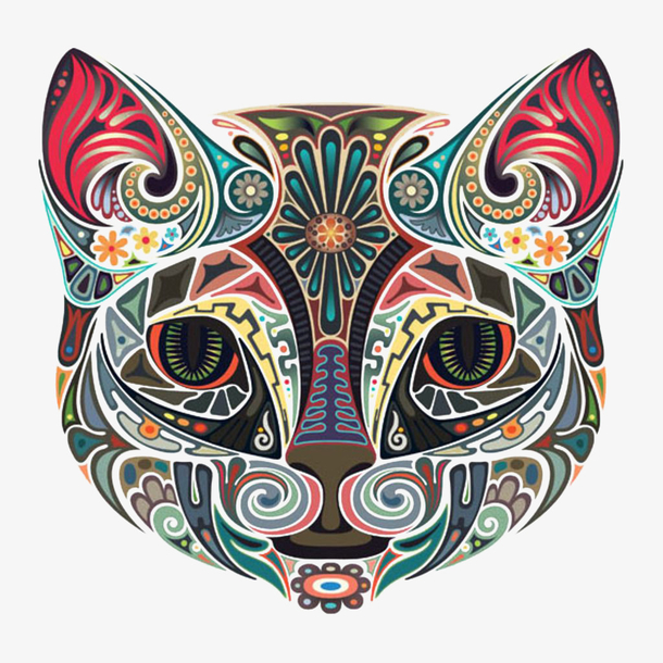 花纹猫咪