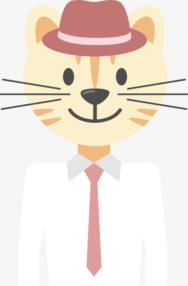 戴礼帽的猫咪先生