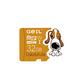 创意眨眼的卡通小狗32GB内存卡