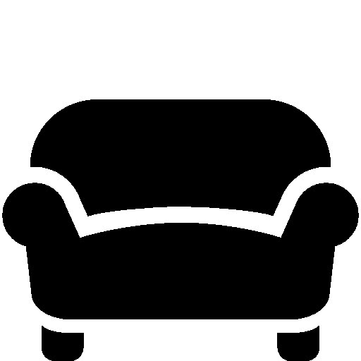家庭沙发图标