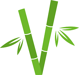 绿色矢量卡通竹叶