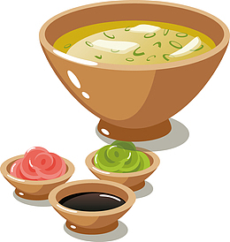 手绘矢量美味海鲜汤素材